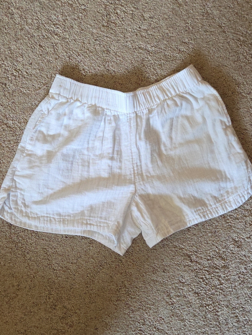 Old Navy Womens White Guaze Shorts
